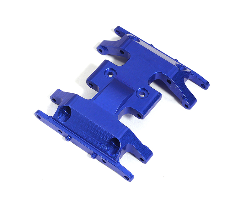 C31298BLUE Billet Machined Center Gearbox Mounting Plate for Axial 1/24 SCX24 - Image 1