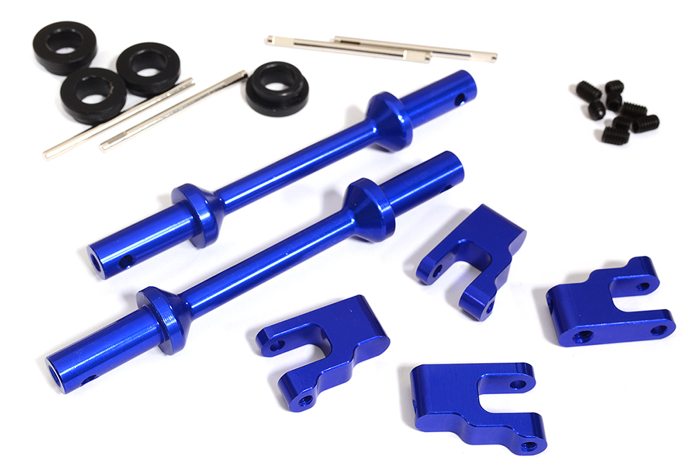 C31300BLUE Front Anti-Roll Sway Bar Set for Losi 1/8 LMT 1.0 4WD Monster Truck - Image 1