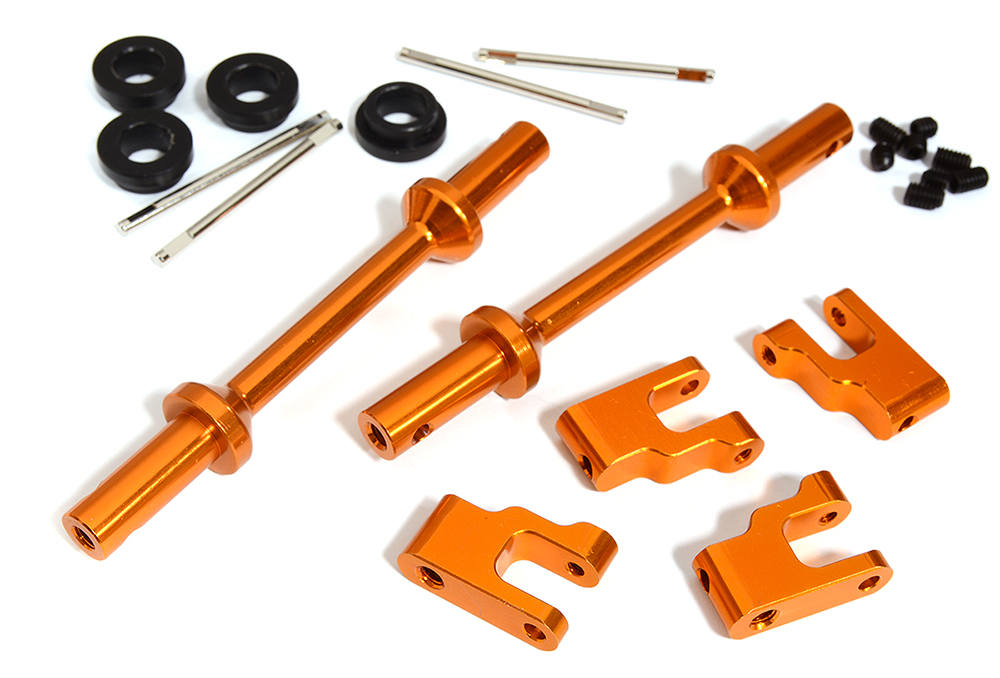 C31300ORANGE Front Anti-Roll Sway Bar Set for Losi 1/8 LMT 1.0 4WD Monster Truck - Image 1