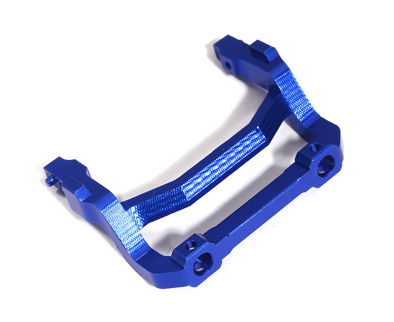 C31302BLUE Billet Machined Front Bumper Brace for Axial 1/24 SCX24 C10 - Image 1