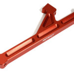 Red Machined Front Chassis Support for Losi 1/10 Lasernut U4 4WD Brushless RTR