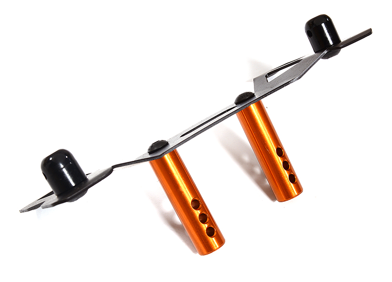 C31304ORANGE Billet Machined Front Body Mount Set for Arrma 1/5 Kraton 4X4 8S BLX ARA320485 - Image 1