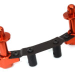 Billet Machined Front Body Mount Set for Arrma 1/10 Vorteks 4X4 3S BLX ARA320630