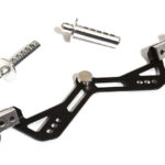 Billet Machined Front Body Mount Set for Team Associated DR10 Drag Race Car RTR