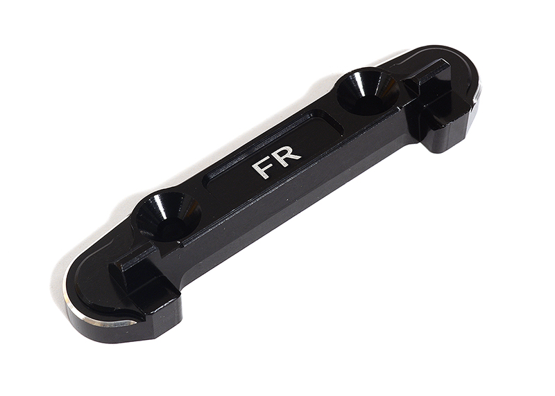 C31308BLACK Billet Machined Front-Rear Arm Brace for Losi 1/10 Lasernut U4 4WD Brushless RTR - Image 1