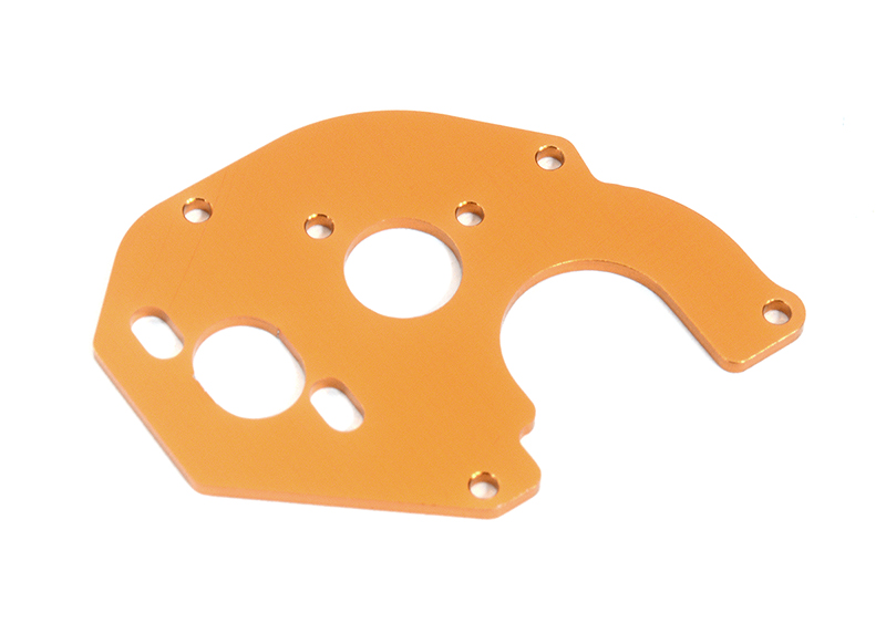 C31310ORANGE Billet Machined Motor Mounting Plate for Axial 1/24 SCX24 Rock Crawler - Image 1