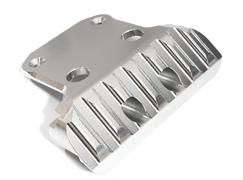 C31312SILVER Billet Machined Rear Skid Bumper for Arrma 1/5 Kraton 4X4 8S BLX ARA320479 - Image 1