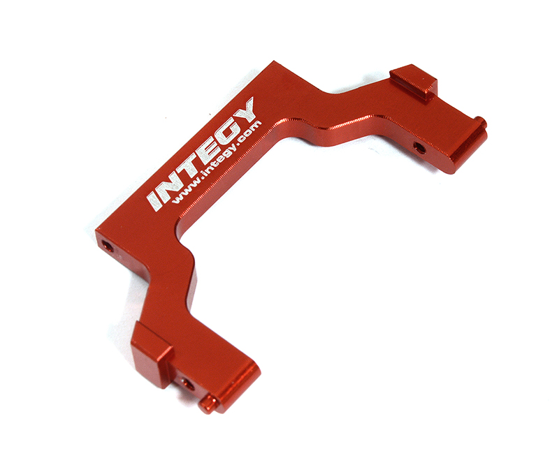C31314RED Billet Machined Rear Chassis Brace for Axial 1/24 SCX24 Rock Crawler C10 - Image 1