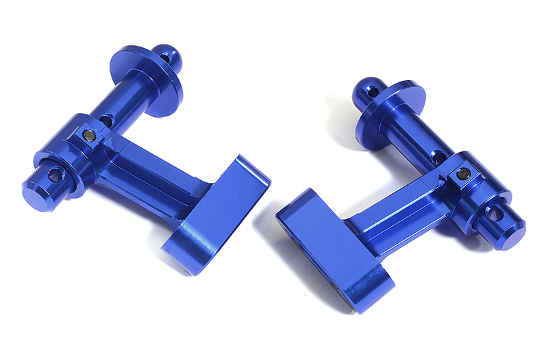 C31315BLUE Billet Machined Rear Body Mount Set for Arrma 1/10 Vorteks 4X4 3S BLX ARA320630 - Image 1