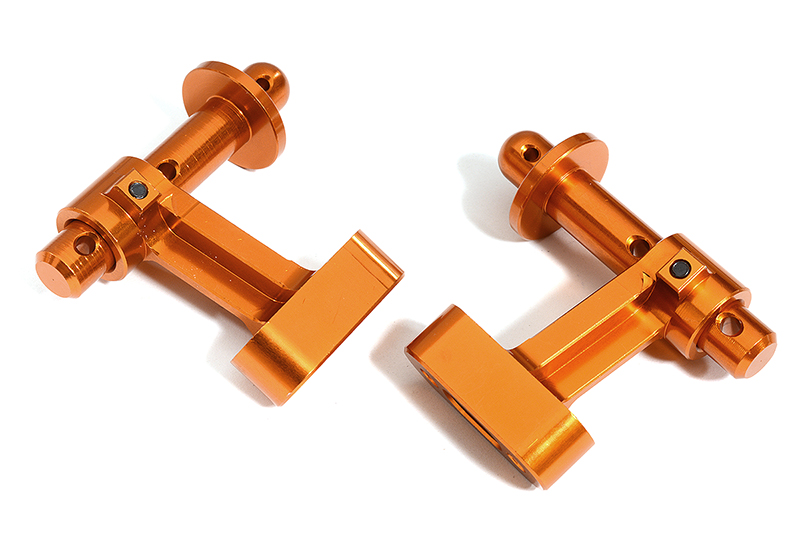 C31315ORANGE Billet Machined Rear Body Mount Set for Arrma 1/10 Vorteks 4X4 3S BLX ARA320630 - Image 1