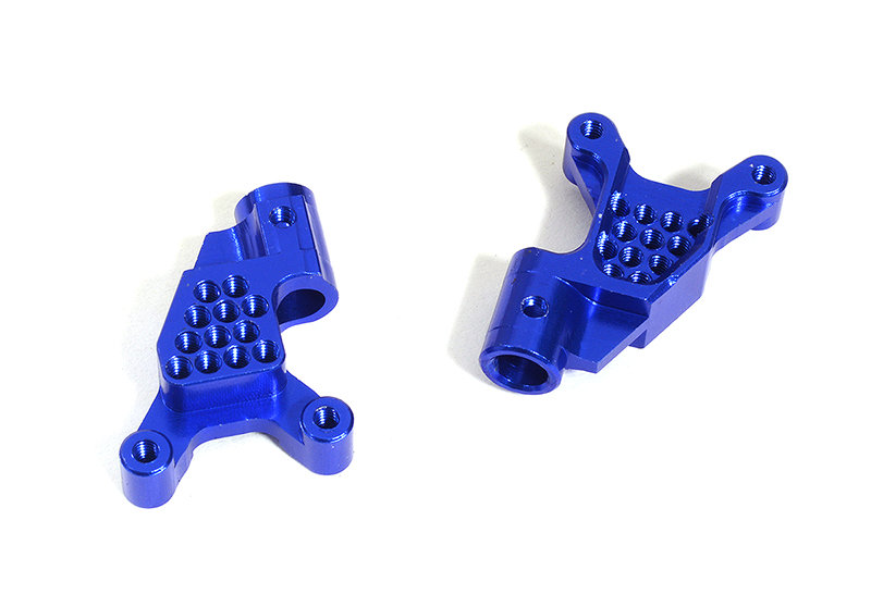C31316BLUE Billet Machined Rear Shock Towers for Axial 1/24 SCX24 Rock Crawler - Image 1