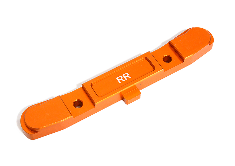 C31317ORANGE Billet Machined Rear-Rear Arm Brace for Losi 1/10 Lasernut U4 4WD Brushless RTR - Image 1