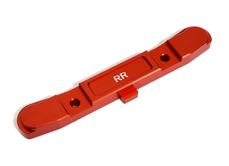 C31317RED Machined Rear-Rear Arm Brace for Losi 1/10 Lasernut U4 4WD Brushless RTR - Red - Image 1