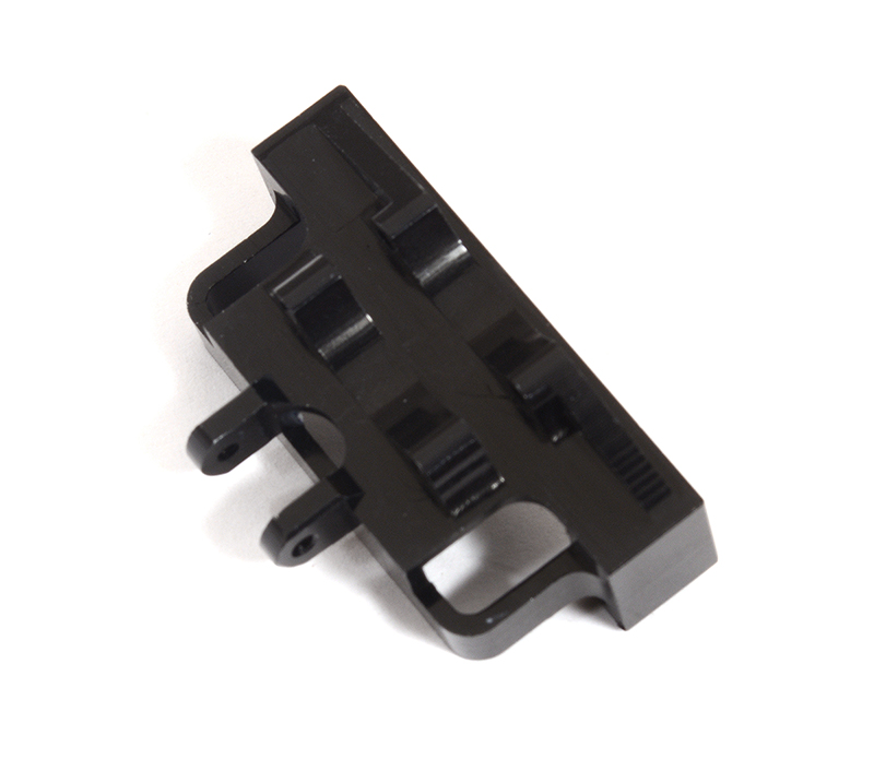 C31318BLACK Billet Machined Servo Mount for Axial 1/24 SCX24 Rock Crawler - Image 1
