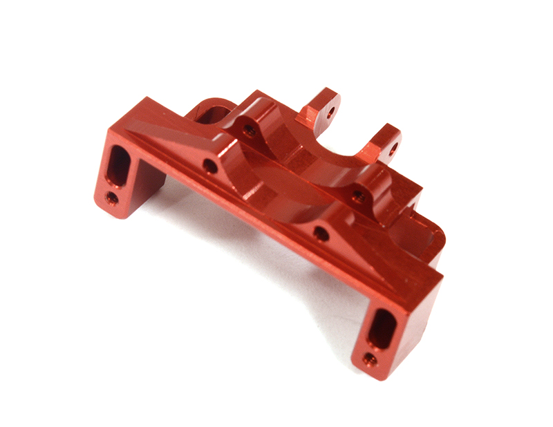 C31318RED Red Billet Machined Servo Mount for Axial 1/24 SCX24 Rock Crawler - Image 1