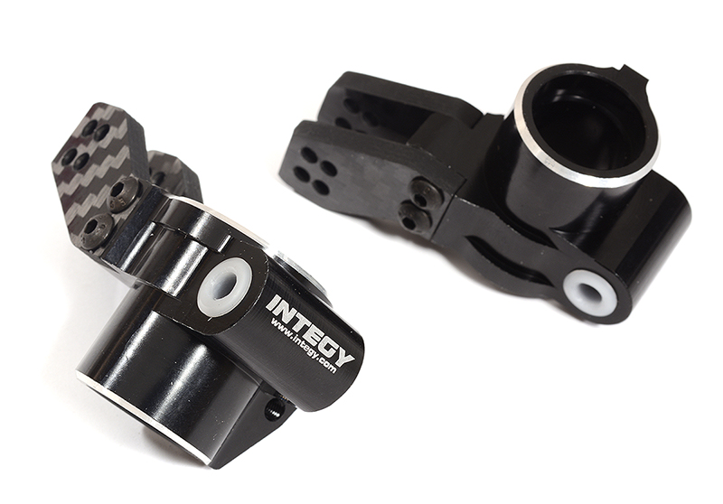 C31320BLACK Billet Machined Rear Hub Carriers for Arrma 1/8 Kraton 6S BLX AR330404 - Image 1