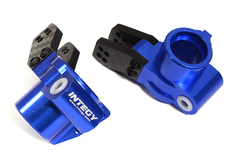 C31320BLUE Billet Machined Rear Hub Carriers for Arrma 1/8 Kraton 6S BLX AR330404 - Image 1