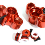 Red Billet Machined Steering Knuckles for Arrma 1/8 Scale Kraton 6S BLX AR330505