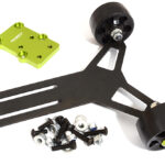 Billet Machined Green Wheelie Bar Set for Arrma 1/5 Kraton 4X4 8S BLX ARA320536