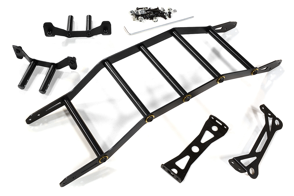C31324BLACK Alloy Exo-Skeleton Body Roll Cage Kit for Arrma 1/10 Granite 4X4 3S BLX AR402261 - Image 1