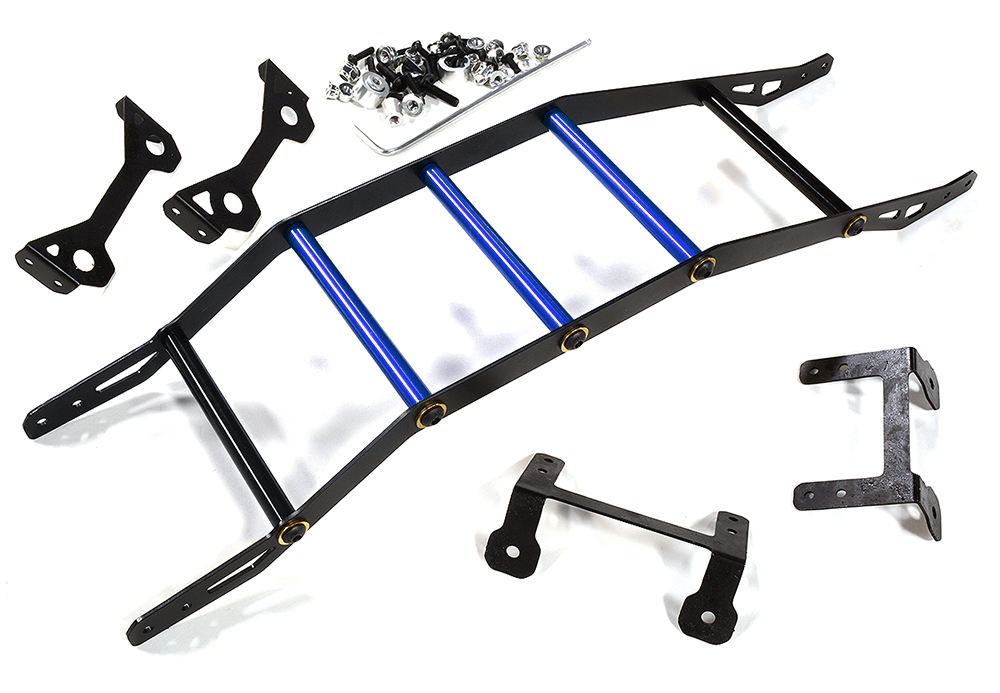 C31326BLUE Exo-Skeleton Body Roll Cage Kit for Arrma 1/8 Pre-2019 Kraton 6S BLX AR406050 - Image 1