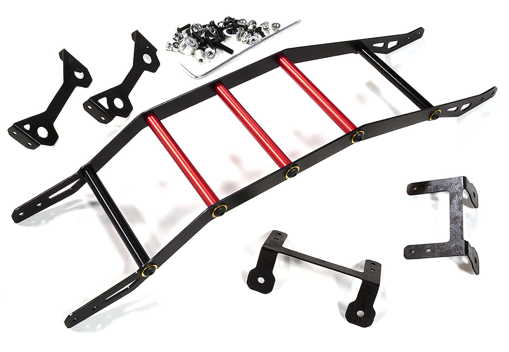 C31326RED Exo-Skeleton Body Roll Cage Kit for Arrma 1/8 Pre-2019 Kraton 6S BLX AR406050 - Image 1