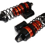 Red Billet Machined Piggyback Front Shocks for Losi 1/5 Scale DBXL-E & 2.0
