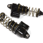 Black Billet Machined Piggyback Rear Shocks for Losi 1/5 DBXL-E & 2.0