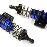 Blue Billet Machined Piggyback Rear Shocks for Losi 1/5 DBXL-E & 2.0