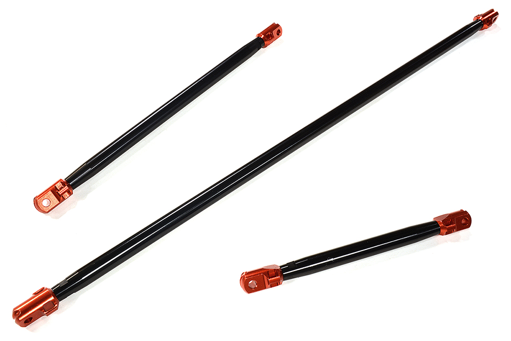 C31331RED Machined Chassis Brace Set for 1/5 Kraton 4X4 8S BLX ARA320550-52 req. ARA320481 - Image 1