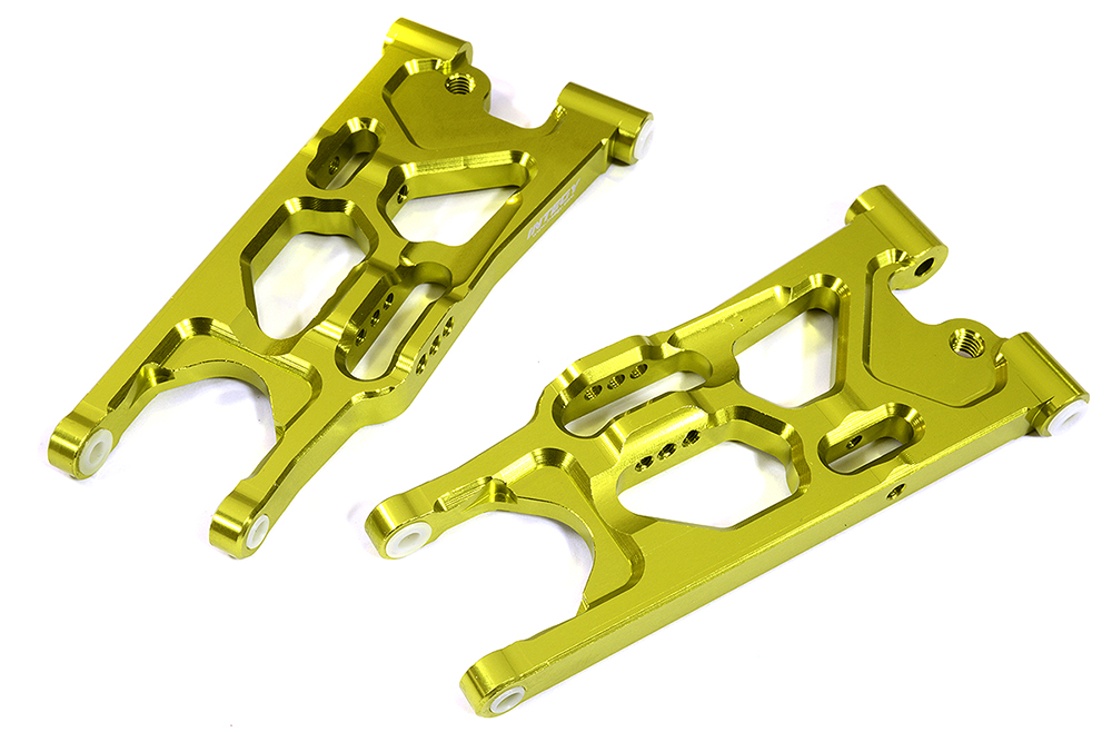 C31333GREEN Billet Machined Rear Lower Arms for Losi 1/10 Lasernut U4 4WD Brushless RTR - Image 1