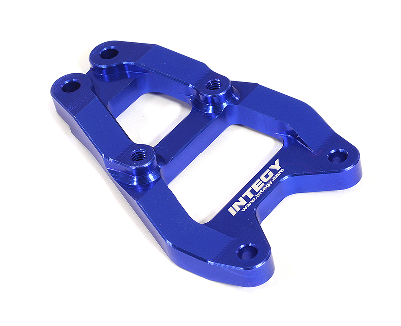 C31335BLUE Billet Machined Front Bumper Upper Support Brace for Losi 1/10 Lasernut U4 4WD - Image 1