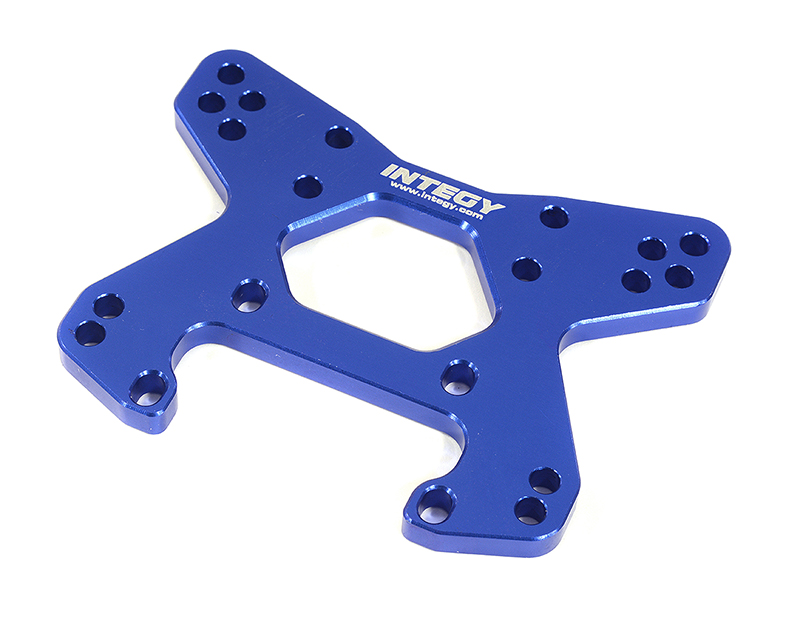 C31336BLUE Billet Machined Front Shock Tower for Losi 1/10 Lasernut U4 4WD Brushless RTR - Image 1