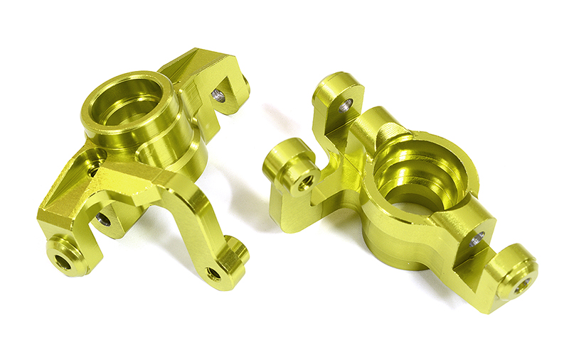 C31339GREEN Billet Machined Steering Knuckles for Losi 1/10 Lasernut U4 4WD Brushless RTR - Image 1