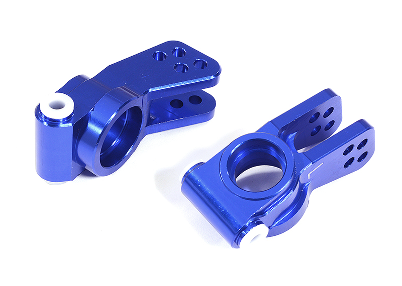C31340BLUE Billet Machined Rear Hub Carriers for Losi 1/10 Lasernut U4 4WD Brushless RTR - Image 1
