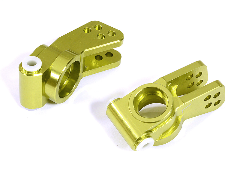 C31340GREEN Billet Machined Rear Hub Carriers for Losi 1/10 Lasernut U4 4WD Brushless RTR - Image 1