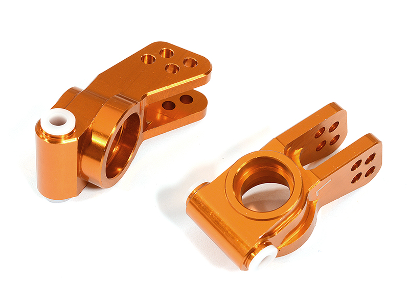C31340ORANGE Billet Machined Rear Hub Carriers for Losi 1/10 Lasernut U4 4WD Brushless RTR - Image 1