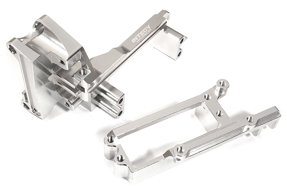 C31341SILVER Billet Machined Handbrake Module Base & Mount for Arrma 1/7 Infraction 6S BLX - Image 1