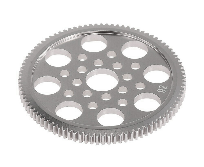 C31351 48 Pitch Metal Spur Gear 92T for 1/10 On-Road (Mount Thickness = 2.5mm) - Image 1