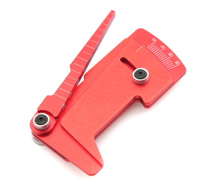 Aluminum Alloy Ride Height 3-to-10mm & Camber Gauge for 1/10 Drift & TC
