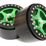 2.2 Size Billet Machined Alloy 5 Spoke Wheel(2) 115g Each for 1/10 Scale Crawler