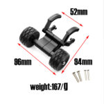 Wheelie Bar Set for Traxxas 1/10 E-Revo 2.0 & E-Revo - Image 2