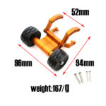 Wheelie Bar Set for Traxxas 1/10 E-Revo 2.0 & E-Revo - Image 2