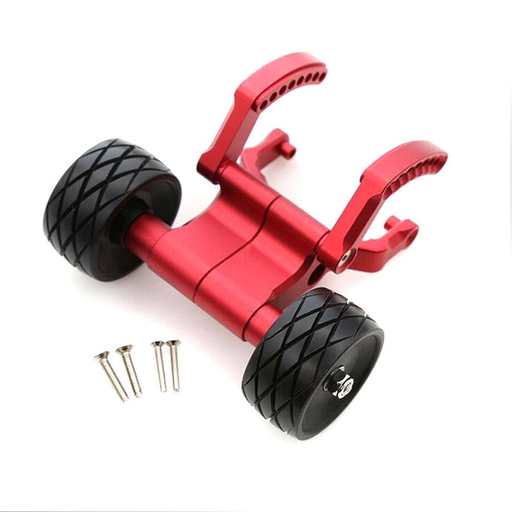 C31376RED Wheelie Bar Set for Traxxas 1/10 E-Revo 2.0 & E-Revo - Image 1