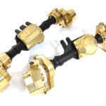 Front & Rear Brass+Alloy Housing Conversion Kit 1000g Total for Traxxas TRX-4