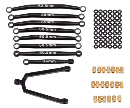 Billet Machined Alloy Linkage Set for Axial 1/24 SCX24 C10 B-17 Rock Crawler