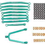 Billet Machined Alloy Linkage Set for Axial 1/24 SCX24 C10 B-17 Rock Crawler