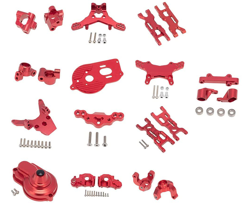 C31393RED Alloy Machined Complete Conversion Kit for Losi 1/18 Mini-T 2.0 - Image 1
