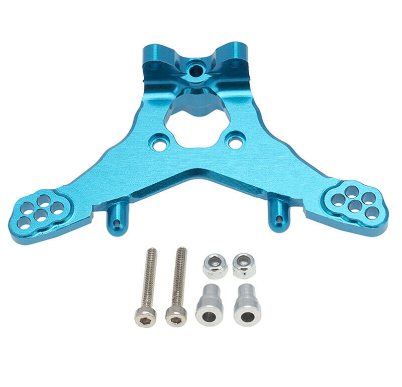 C31397BLUE Alloy Machined Rear Shock Tower for Losi 1/18 Mini-T 2.0 - Image 1