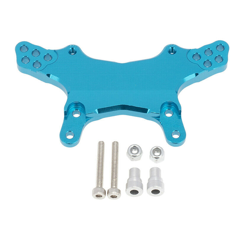 C31398BLUE Alloy Machined Front Shock Tower for Losi 1/18 Mini-T 2.0 - Image 1